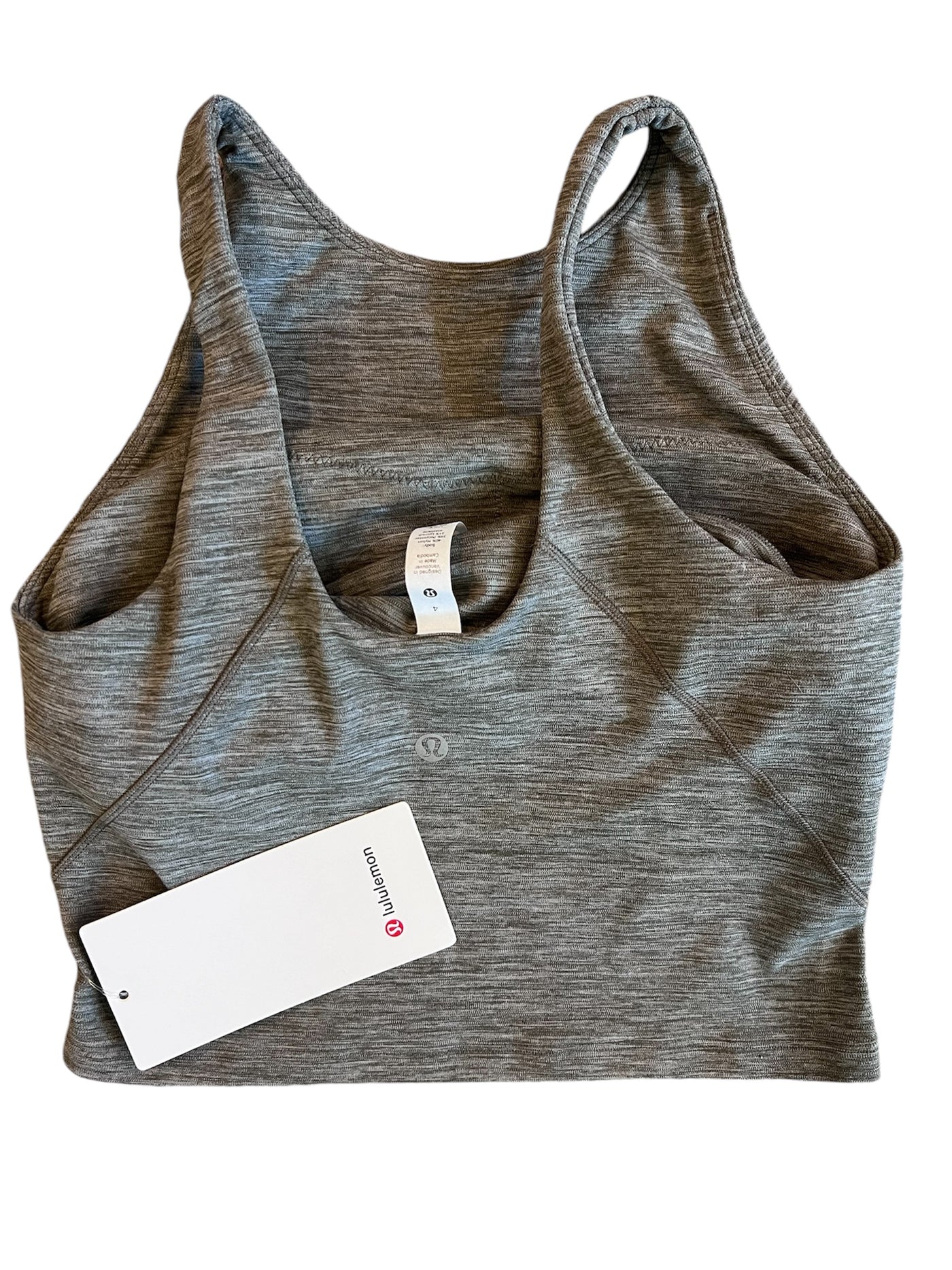 Align Tank | High Neck | Heathered Rover