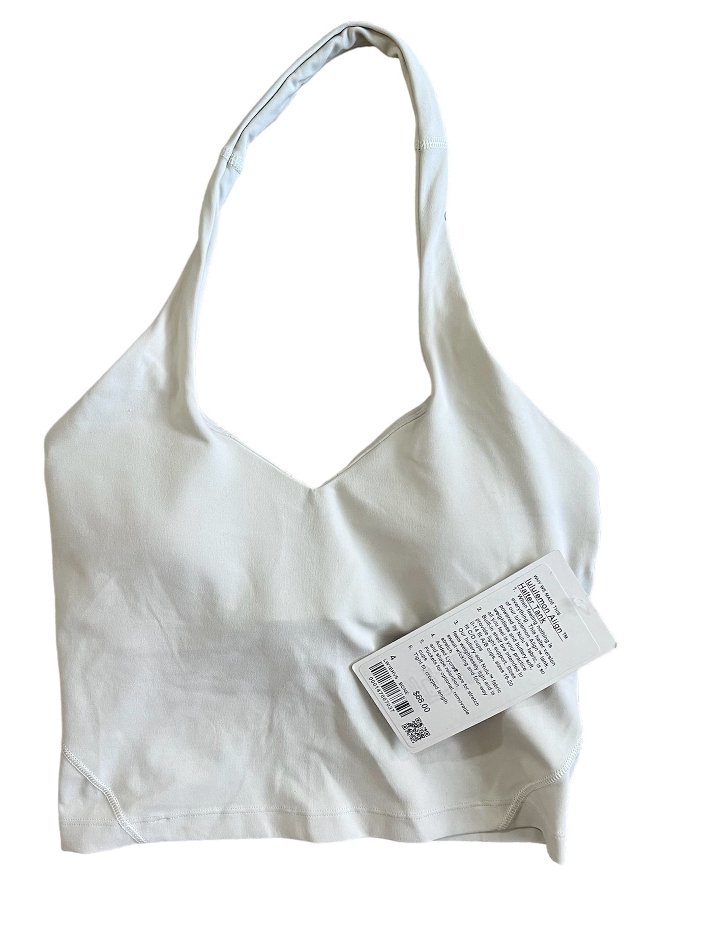 Align Halter Tank | Bone